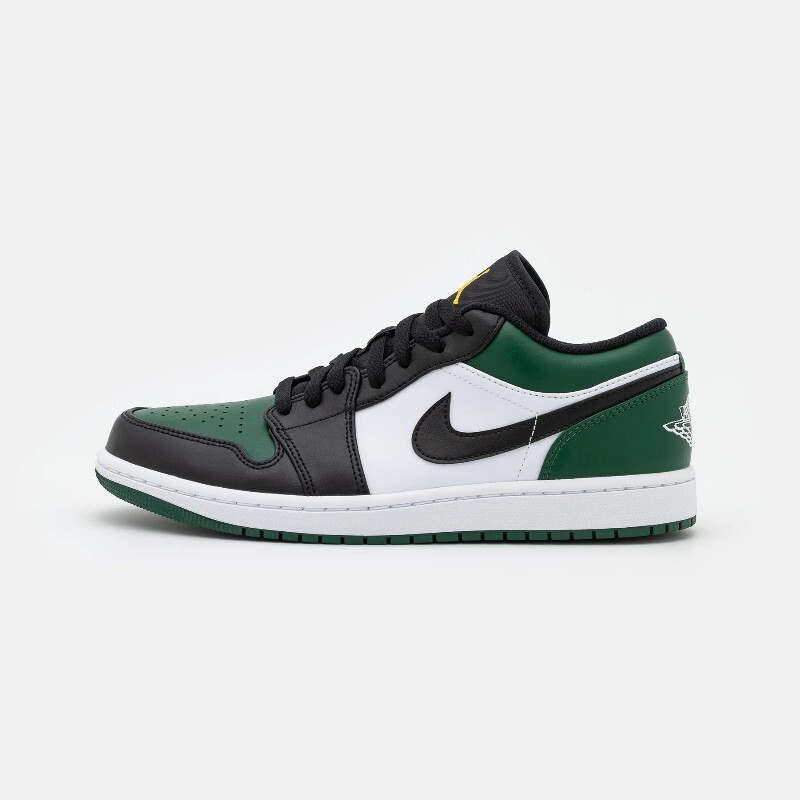 

Кеды Nike Air Jordan 1, черный/зеленый/белый