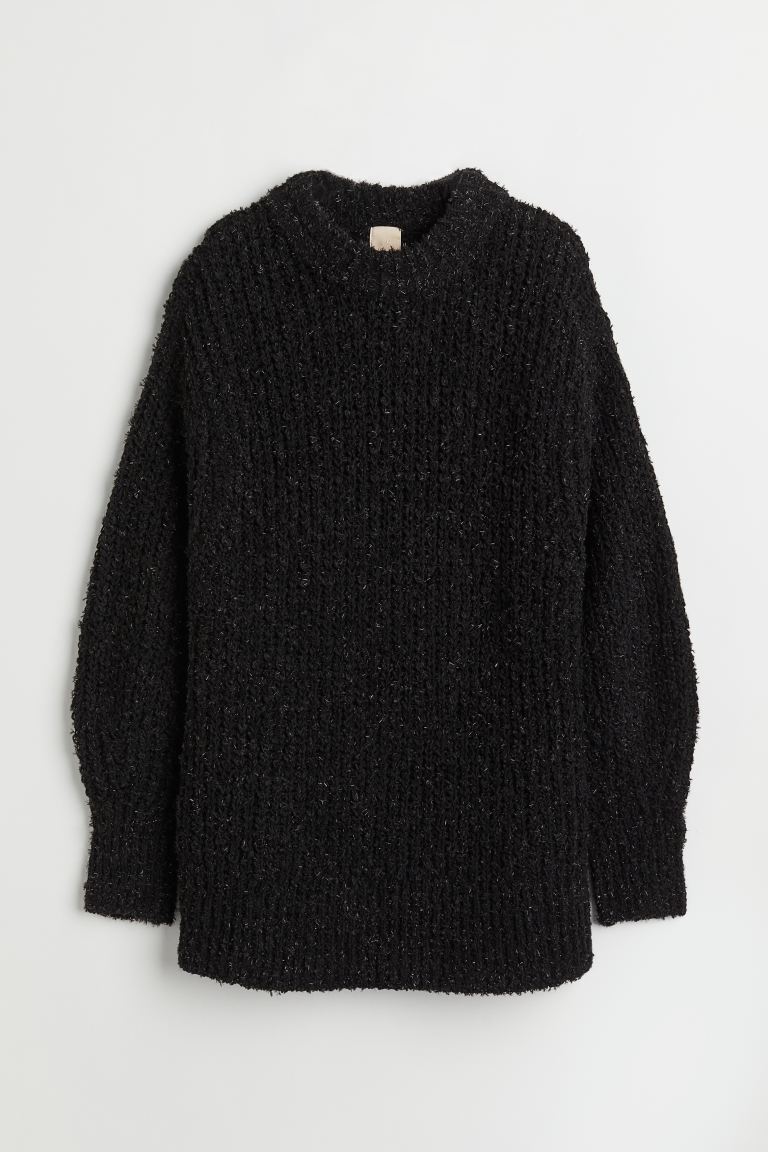 

Свитер в рубчик H&M, черный