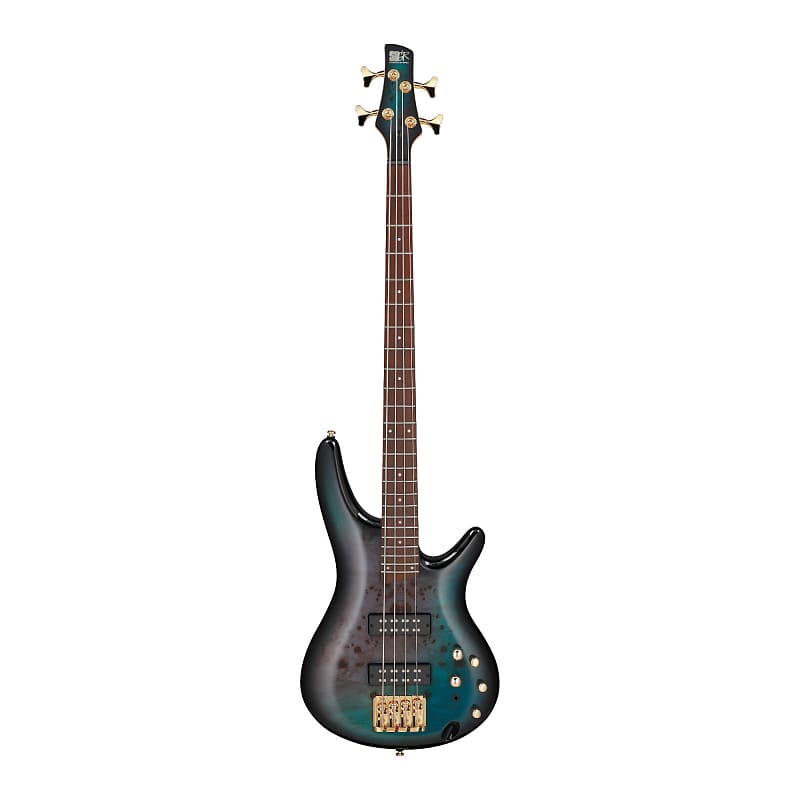 цена Ibanez SR400EPBDX SR 4-струнная электрическая бас-гитара (правая рука, Tropical Seafloor Burst) Ibanez SR400EPBDX SR 4-String Electric Bass Guitar (Tropical Seafloor Burst)