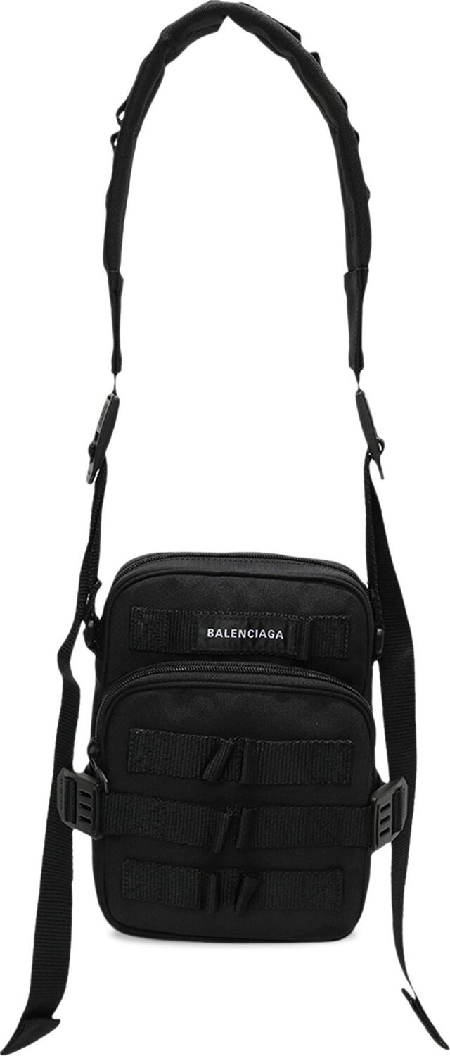 

Сумка Balenciaga Army Crossbody Messenger Bag Black, черный