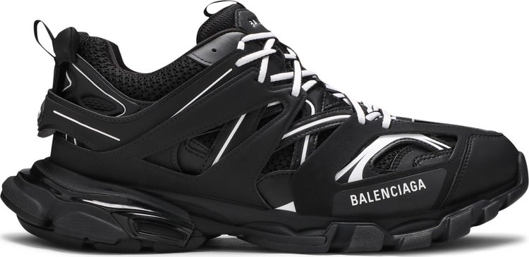Кроссовки Balenciaga Track Sneaker Black White, черный