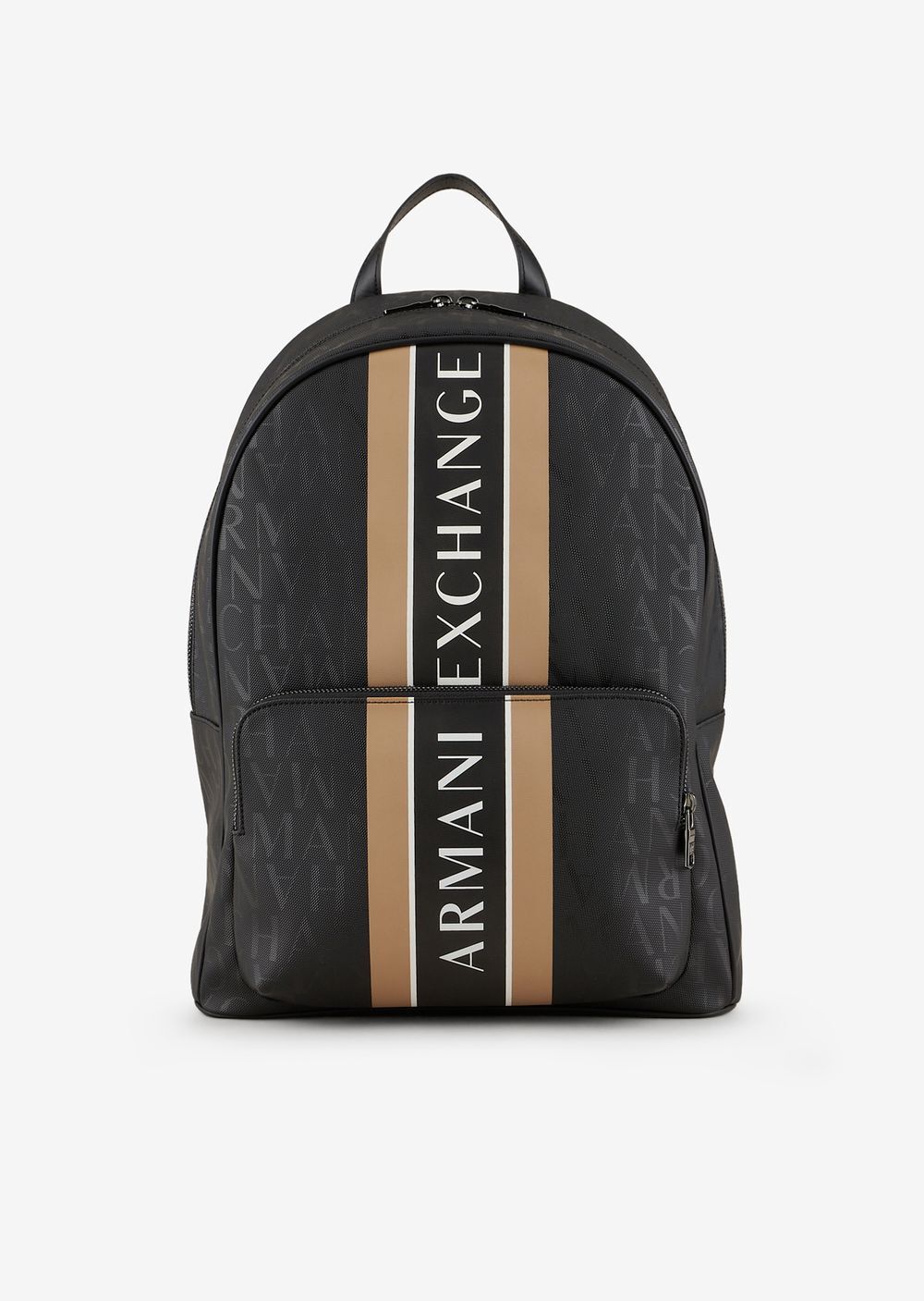 

Рюкзак с логотипом Armani Exchange, черный