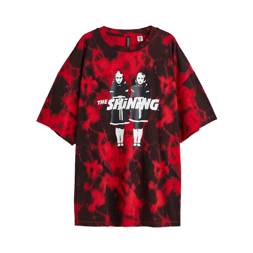 

Футболка H&M Oversized Printed The Shining, красный