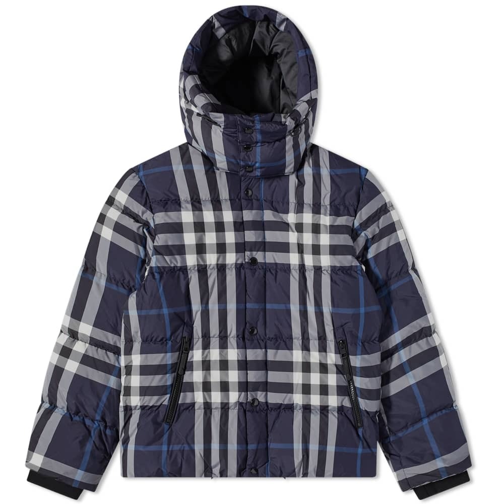 

Пуховик в клетку Larrick Burberry, Серый