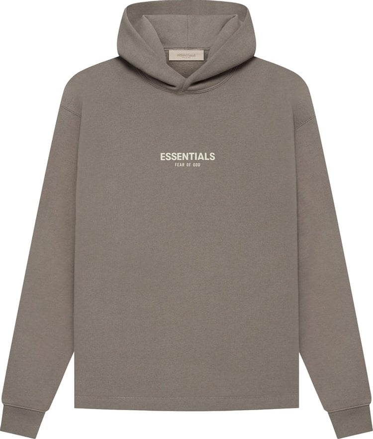 Худи Fear of God Essentials Relaxed Hoodie 'Desert Taupe', серый - фото