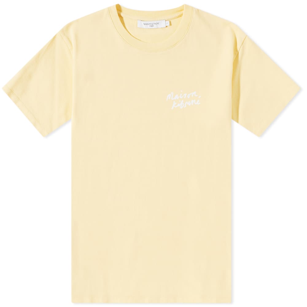 

Футболка Maison Kitsuné Mini Logo Handwriting Tee, Оранжевый
