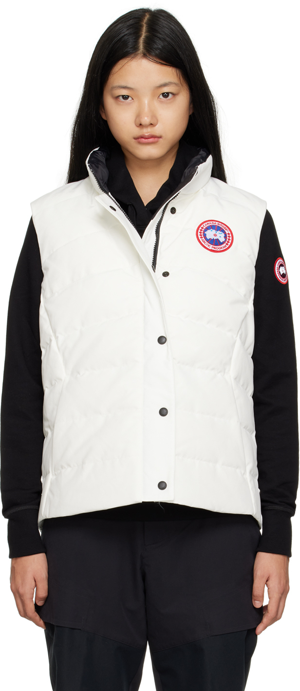 

Белый жилет для фристайла Canada Goose