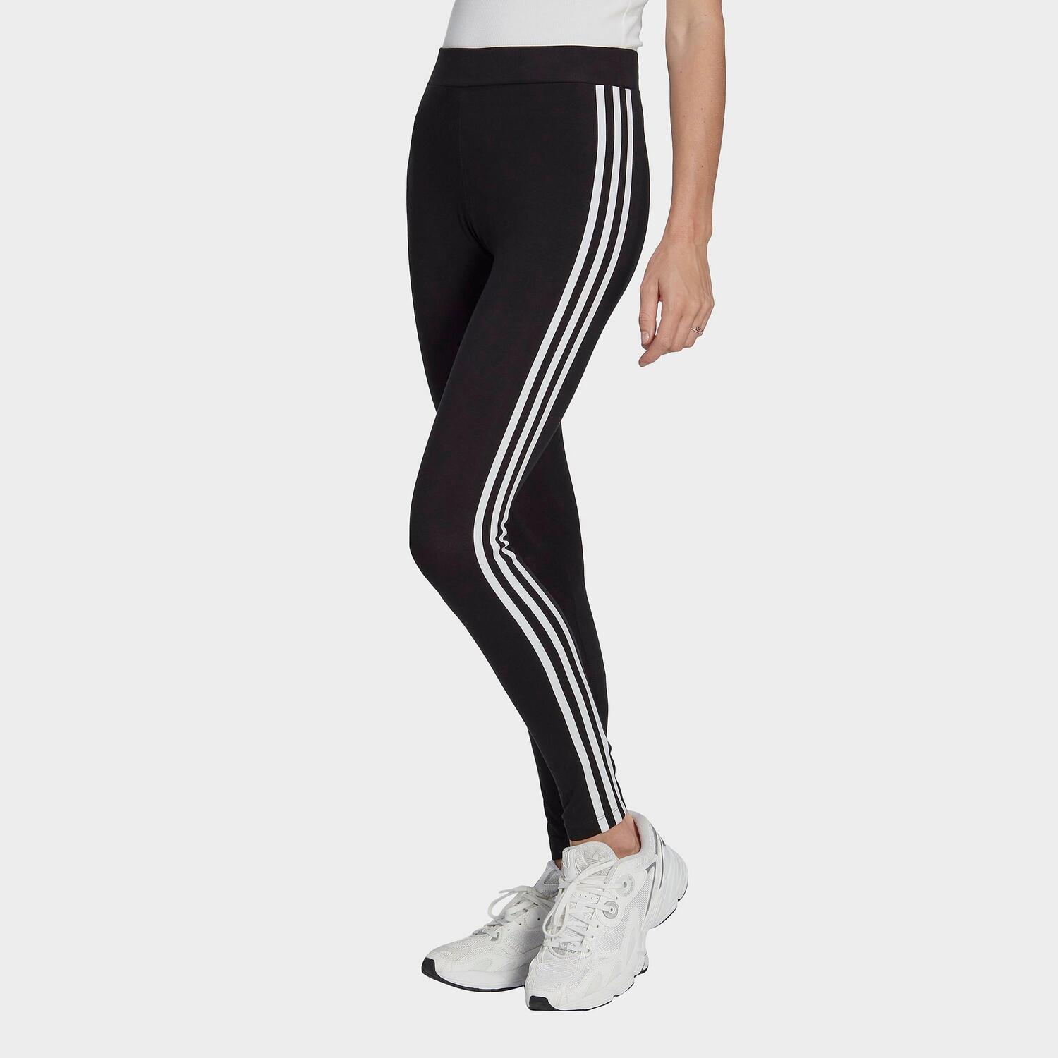 

Женские леггинсы с тремя полосками Adidas Originals Adicolor Classics, черный