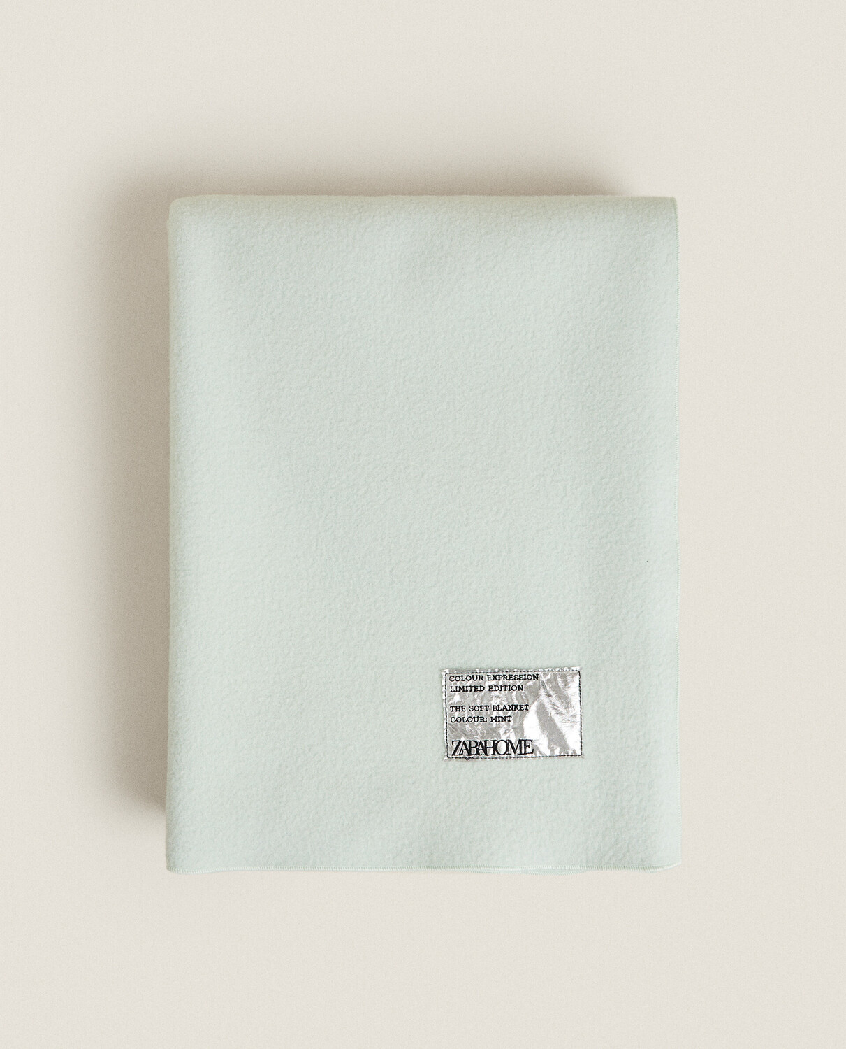 

Одеяло Zara Home Plain Wool, светло-зеленый