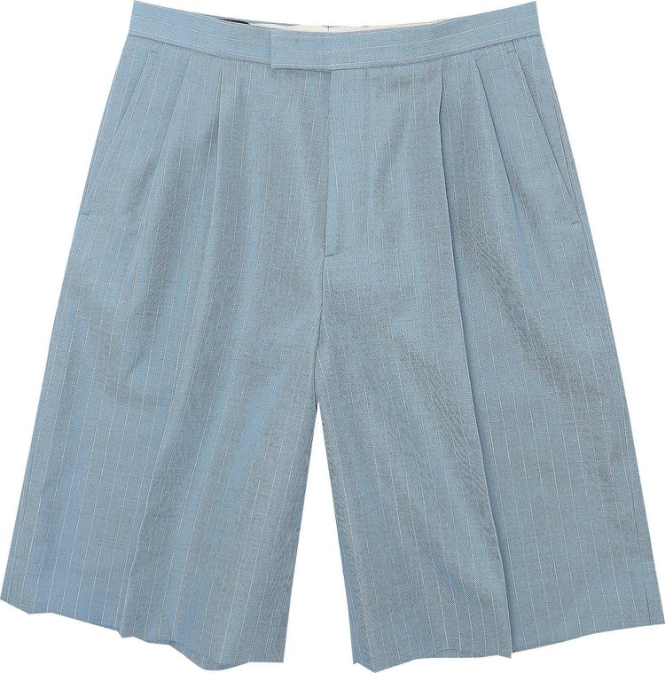 

Шорты Gucci Wool Pinstripe Shorts Blue Pool, синий