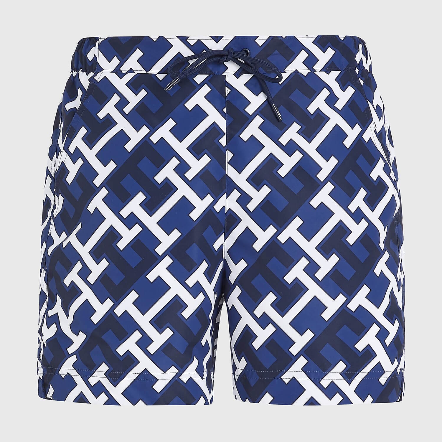 

Шорты для плавания Tommy Hilfiger Monogram 7", темно-синий/белый