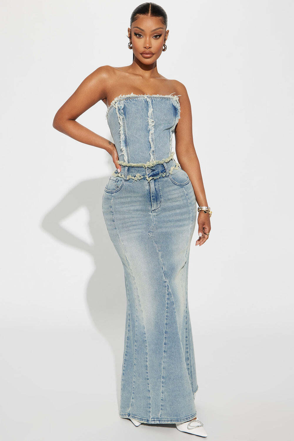 

Юбка Fashion Nova FN21221596, синий