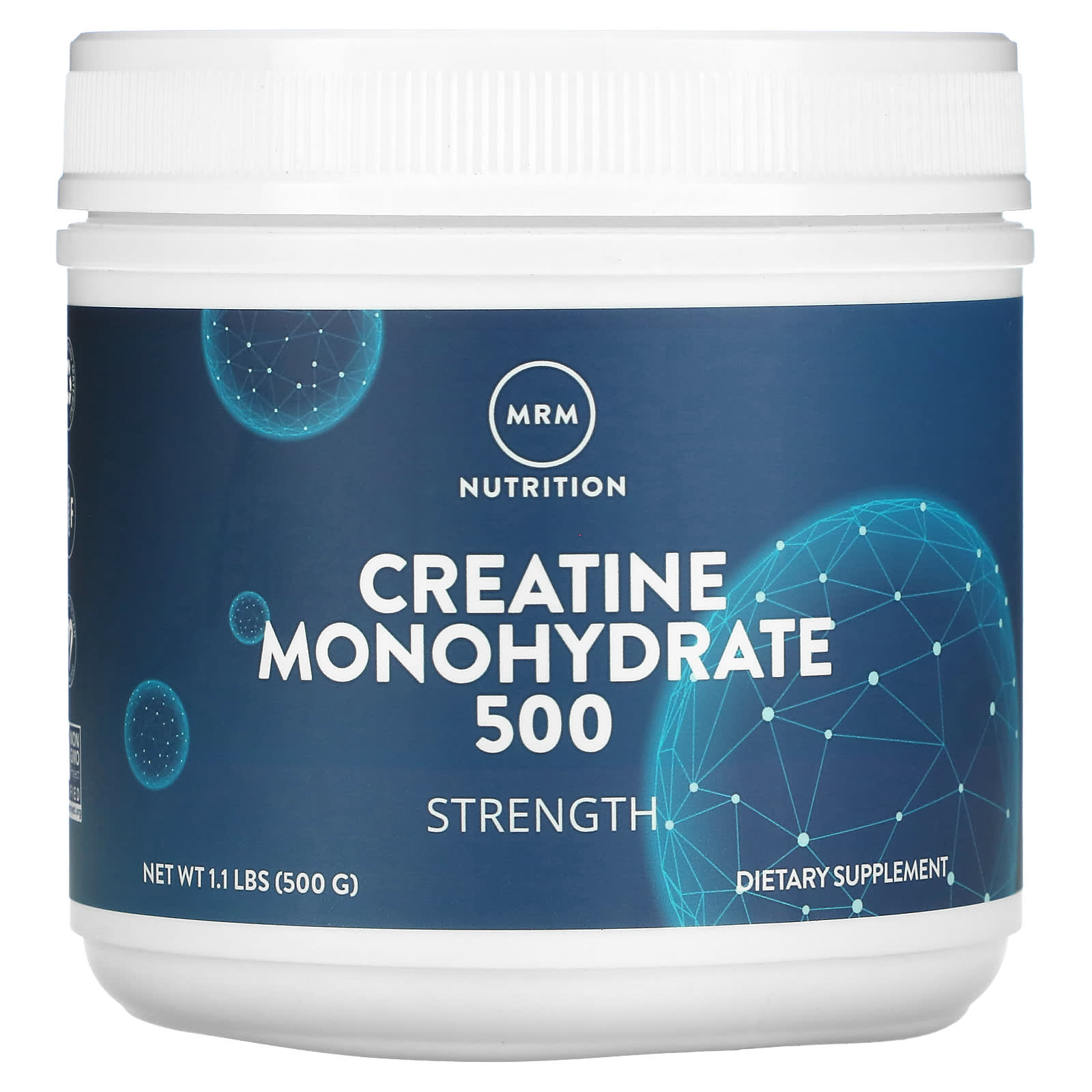 Моногидрат Креатина 500 MRM Nutrition, 500 г now foods спорт моногидрат креатина тонкоизмельченный 1 1 фунта 500 г