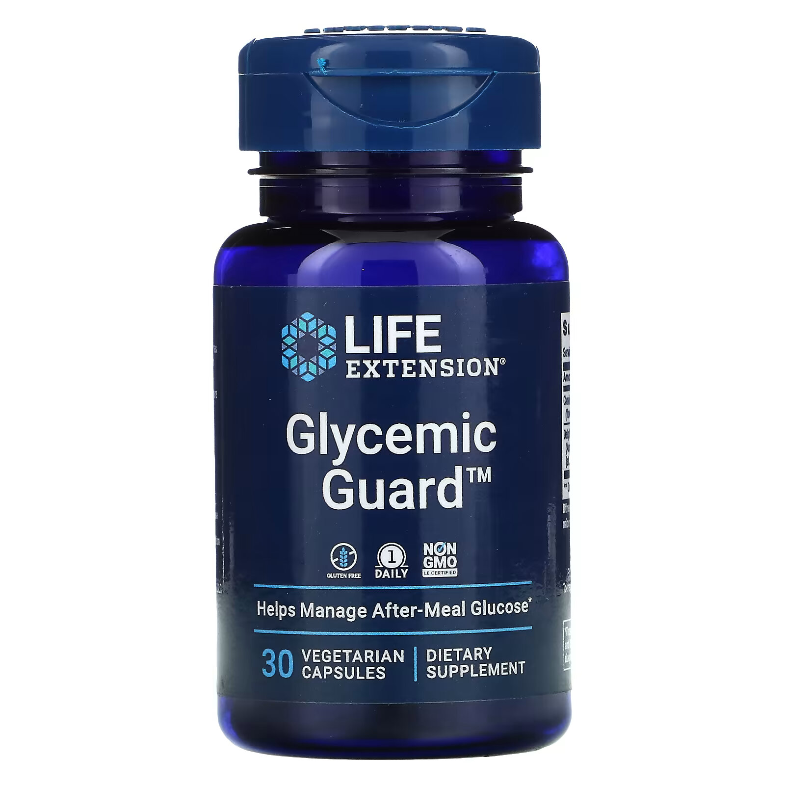 Life Extension, Glycemic Guard, 30 растительных капсул life extension поддержка нормального глазного давления с mirtogenol 30 растительных капсул