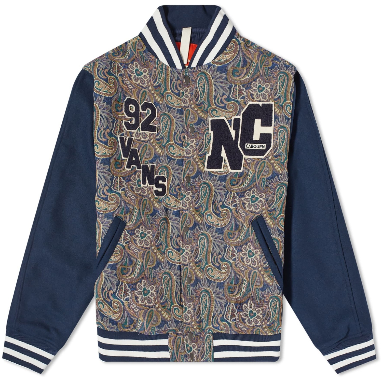 

Куртка Vans Vault х Nigel Cabourn Letterman, мультиколор