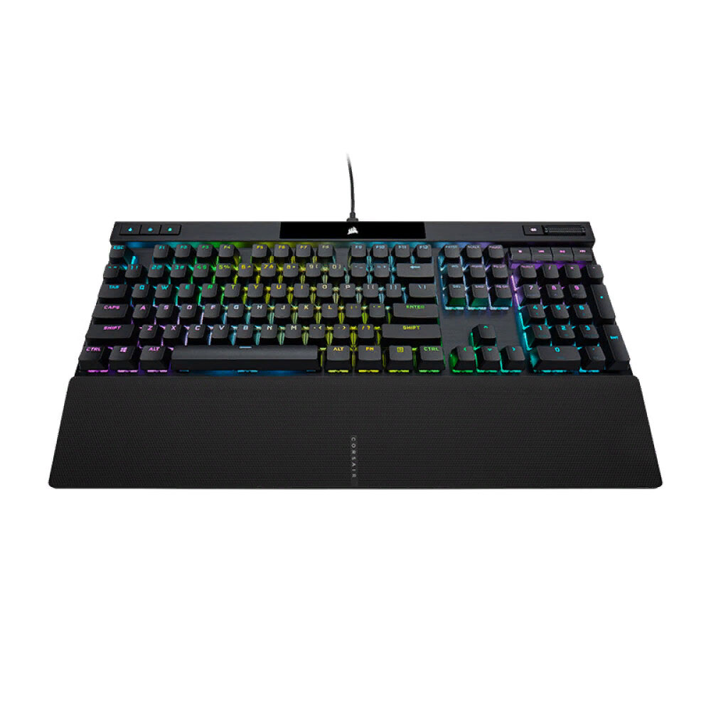 цена Игровая клавиатура Corsair K70 RGB Pro, проводная, механическая, Cherry MX Brown, английская раскладка, черный