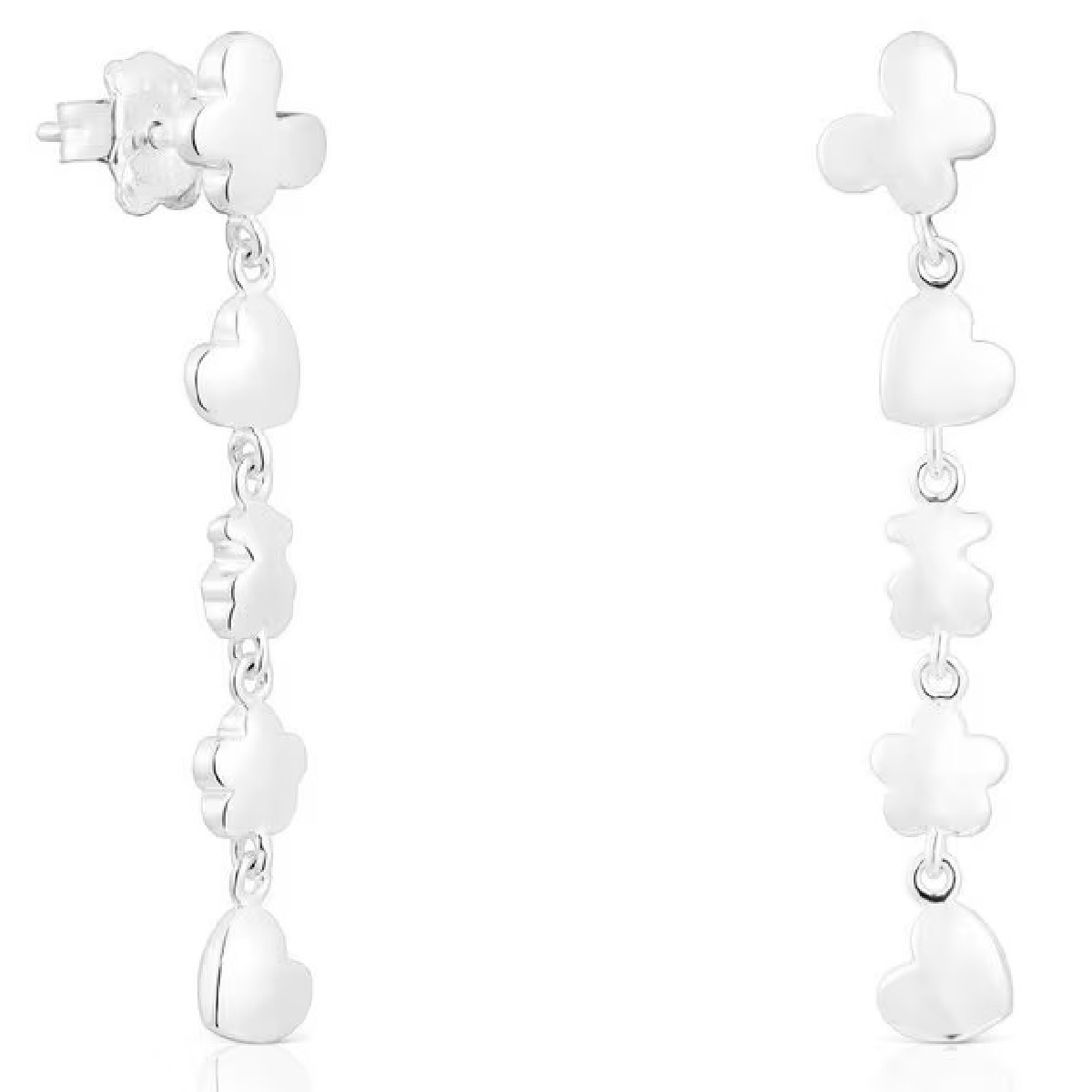 

Серьги Tous Bold Motif With Motifs, серебро