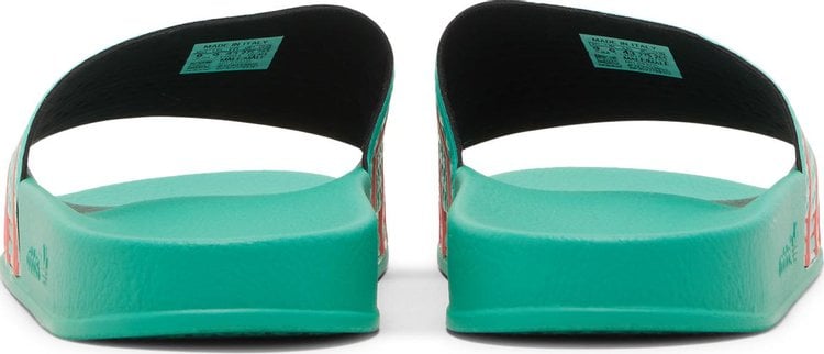 Adidas adilette on sale hi res green