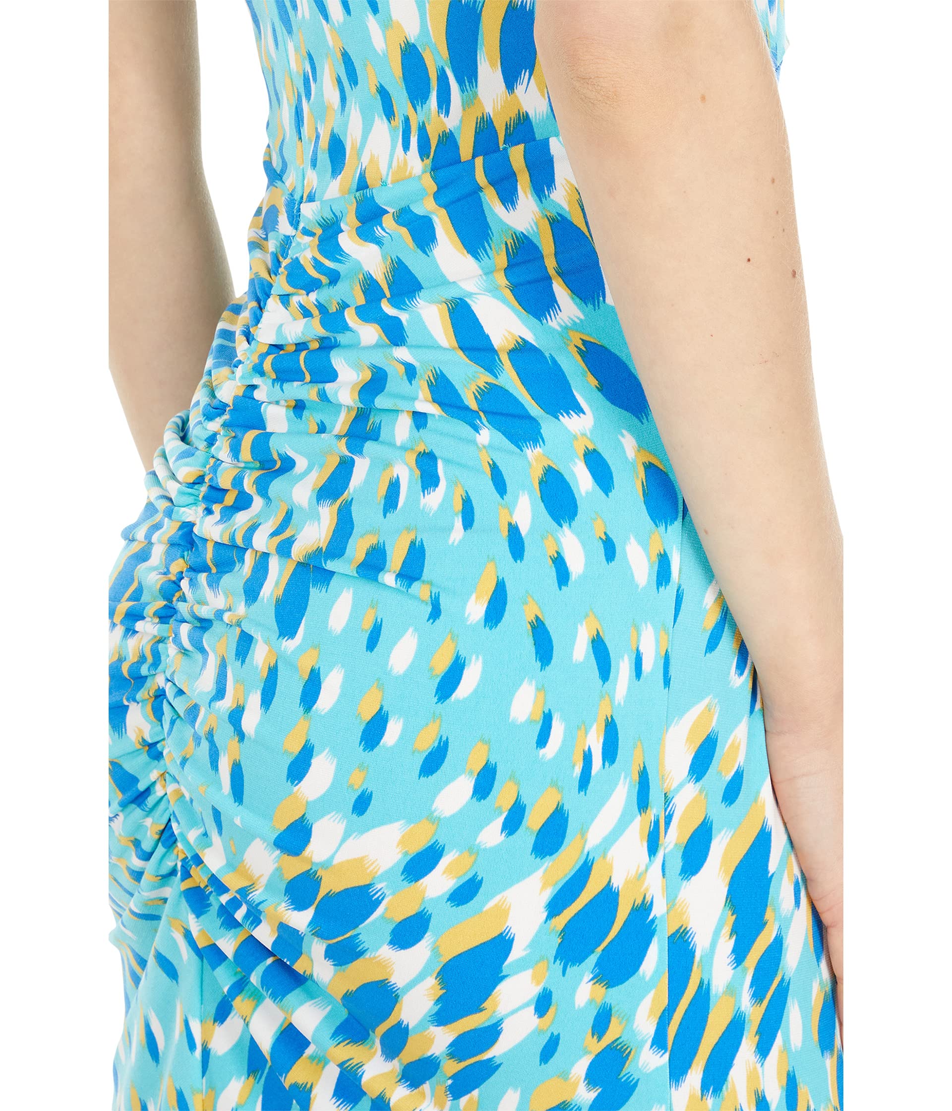 BCBGMAXAZRIA Printed Matte Jersey Dress