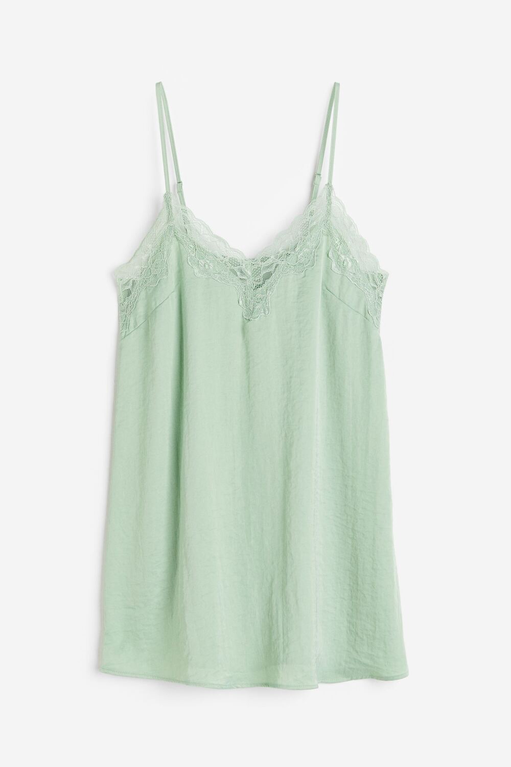 

Ночная рубашка H&M Satin, светло-зеленый