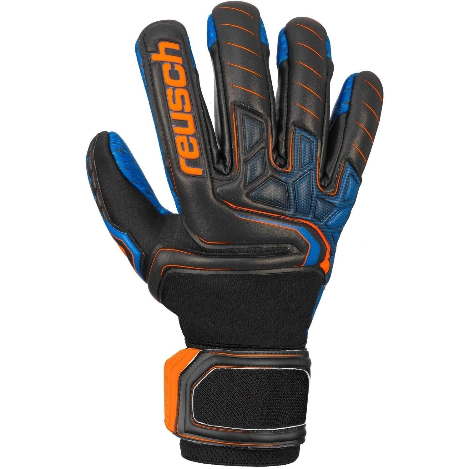 

Вратарские перчатки Reusch Attract G3 Fusion Evolution NC Guardian, черный/черный/синий