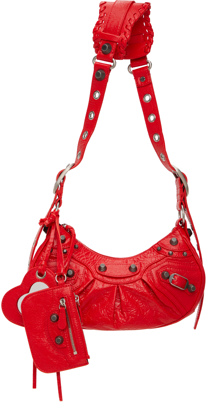 

Красная сумка на плечо XS 'Le Cagole' Balenciaga