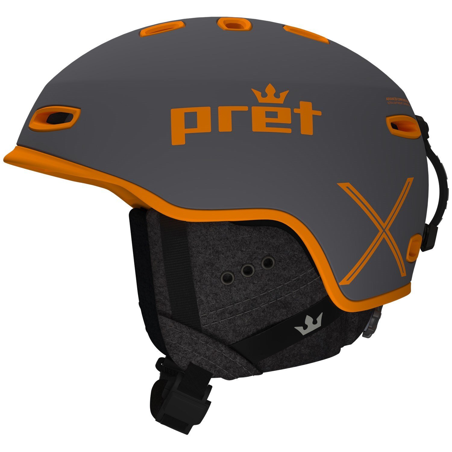 Шлем Pret Cynic X2 SP MIPs, серый шлем cynic x2 mips pret helmets зеленый