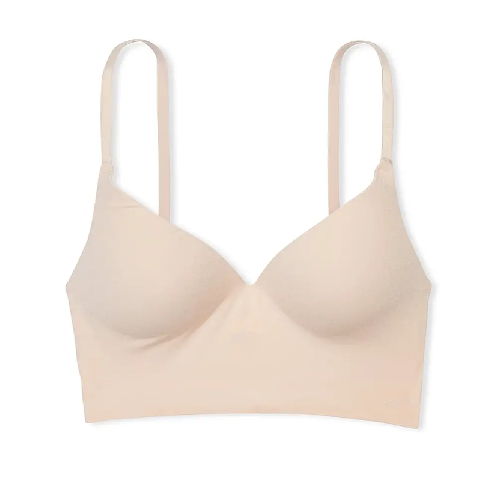 

Бюстгальтер Victoria's Secret Pink Loungin' Wireless Push-up, кремовый