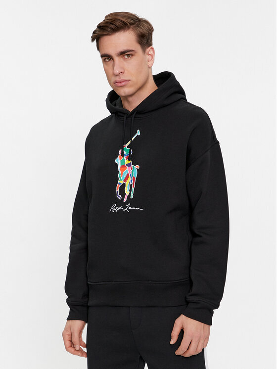 

Толстовка свободного кроя Polo Ralph Lauren, черный