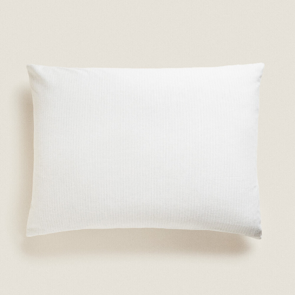 

Чехол для подушки Zara Home XXl Striped Flannel, серый