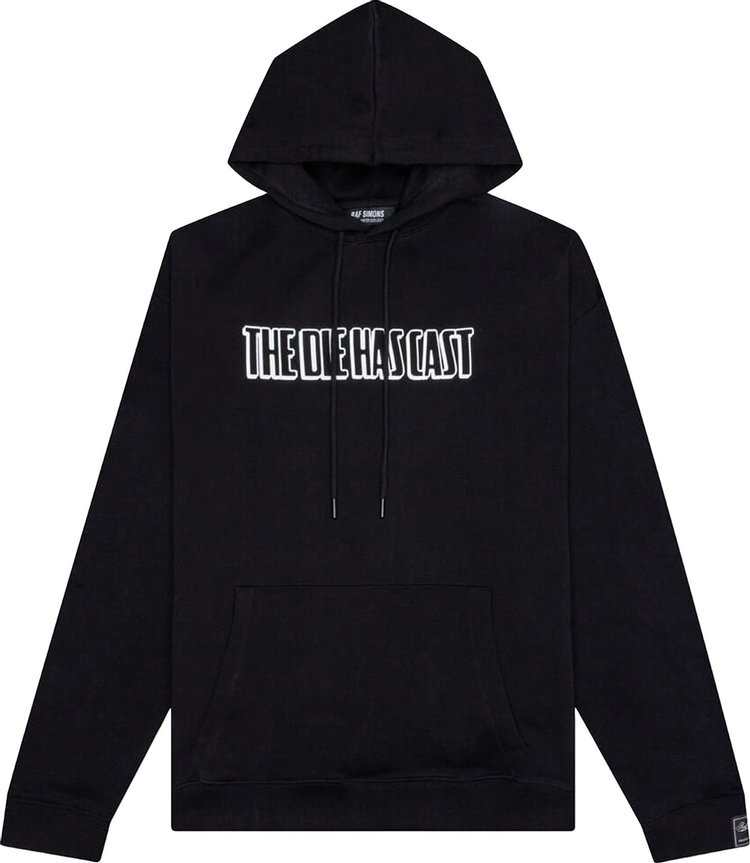 

Худи Raf Simons Die Has Cast Print Regular Fit Hoodie 'Black', черный