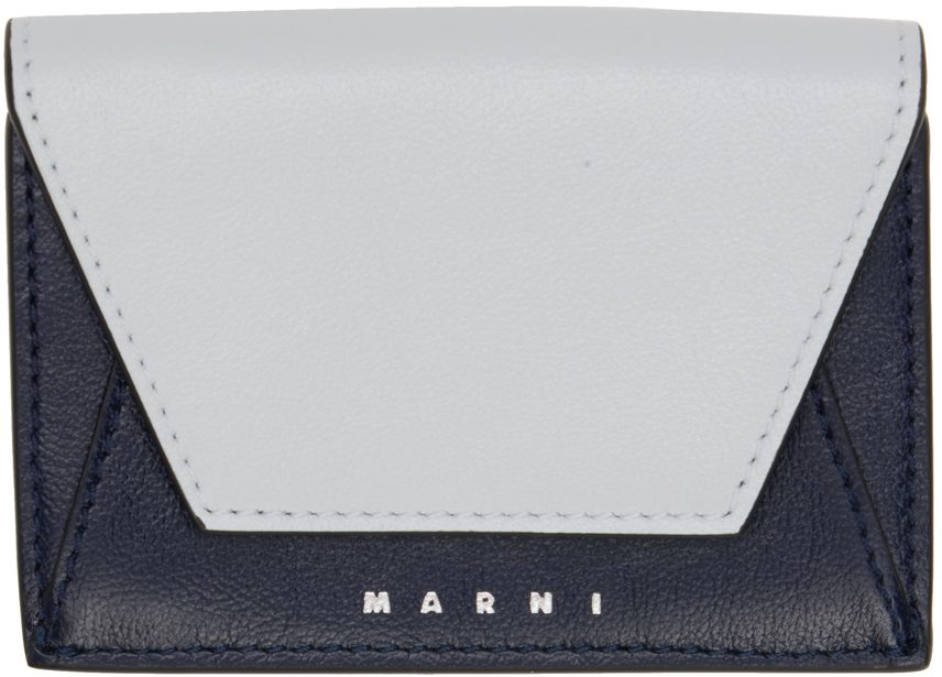 

Синий бумажник Trifold Marni