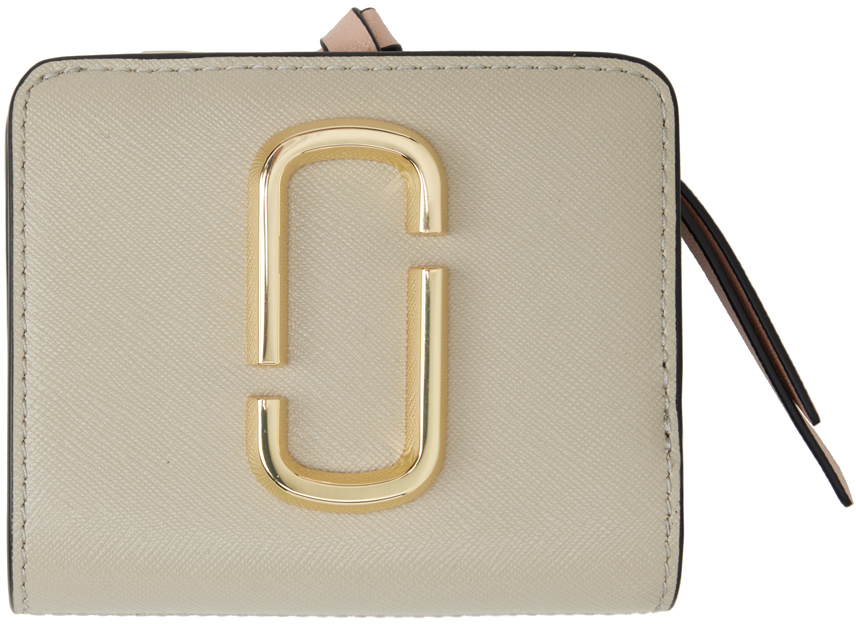 

Бумажник Off-White & Grey 'The Snapshot Mini Compact' Marc Jacobs