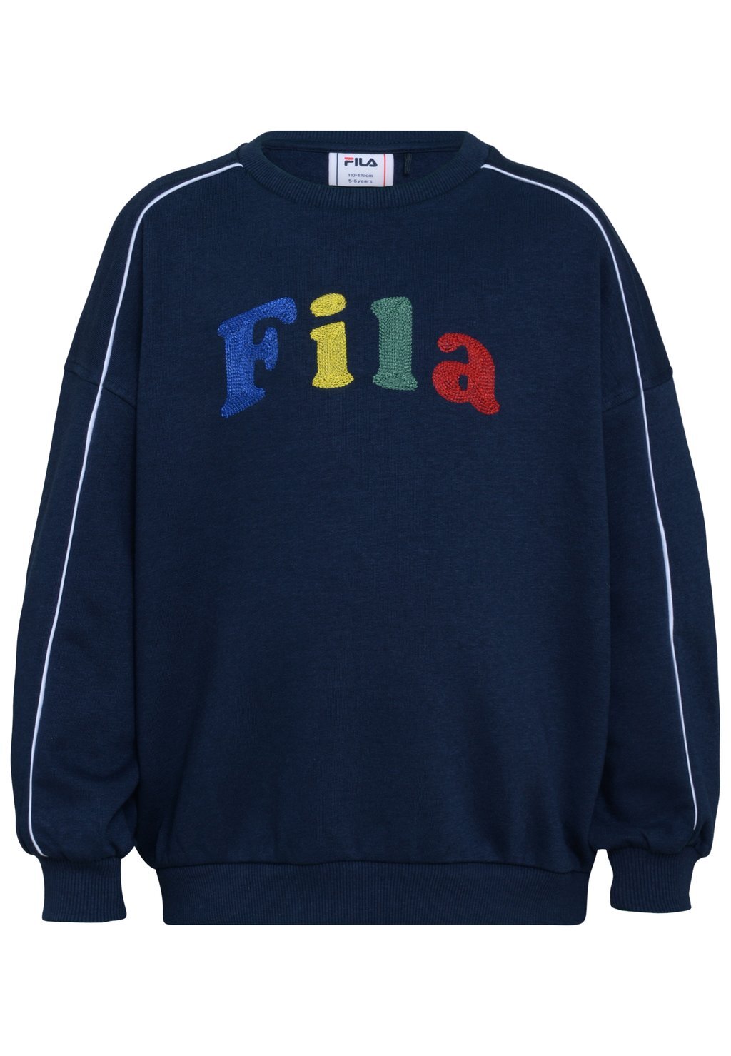 

Толстовка Apparel Bishop Oversized Crew Neck Fila, цвет dark blue