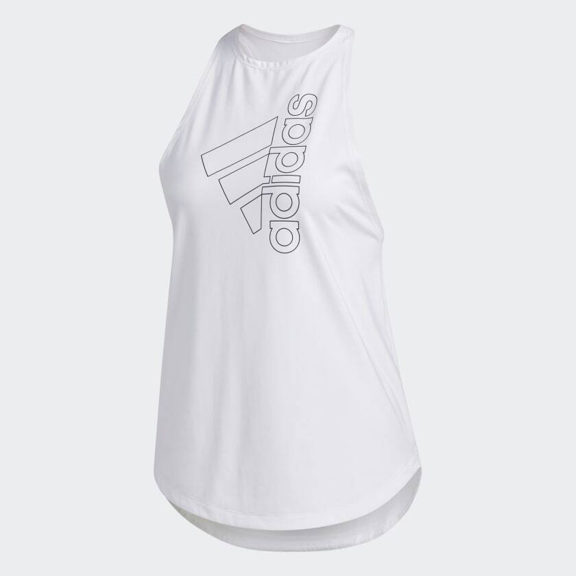 

Топ adidas Badge of Sport Tank, белый/черный