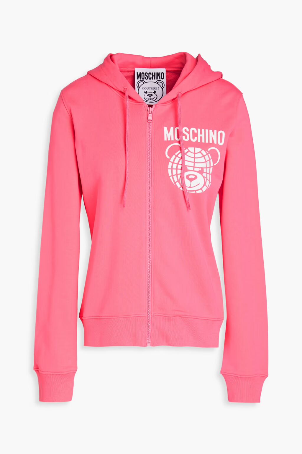 

Толстовка из французской махровой ткани с принтом Moschino, цвет Bubblegum