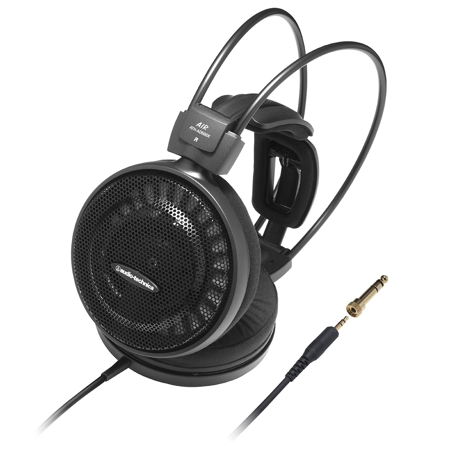 Мониторные наушники Audio-Technica ATH-AD500X, черный наушники накладные audio tecnica ath avc200 3м черный проводные оголовье