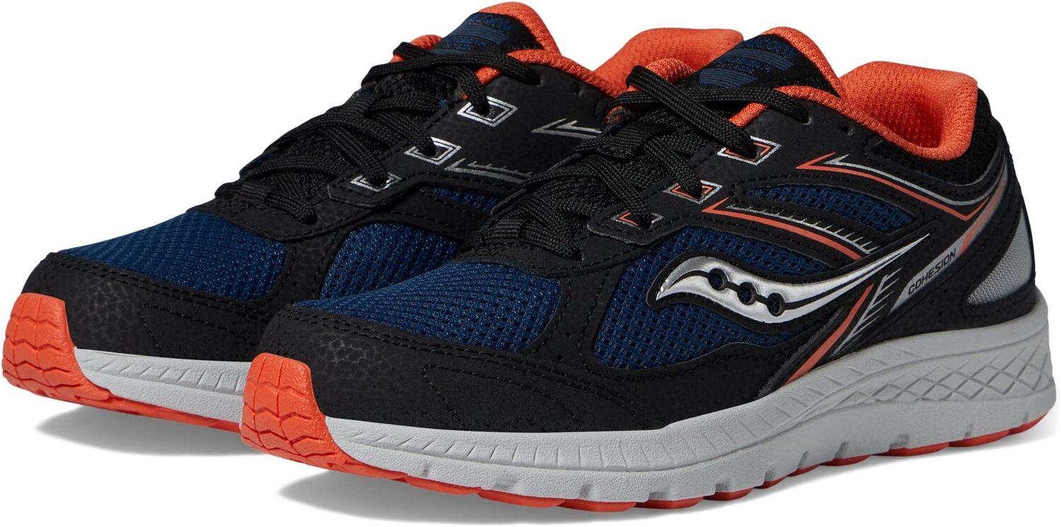 Кроссовки Cohesion 14 LTT Saucony Kids, цвет Black/Navy/Rust кроссовки saucony cohesion 14 цвет black black