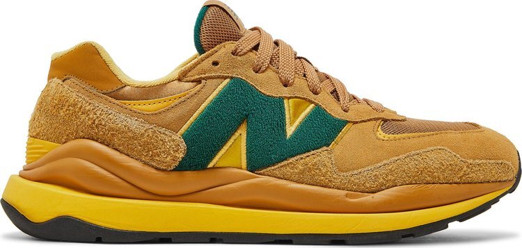 

Кроссовки New Balance 57/40 'Sage Bleached Lime Glow', коричневый