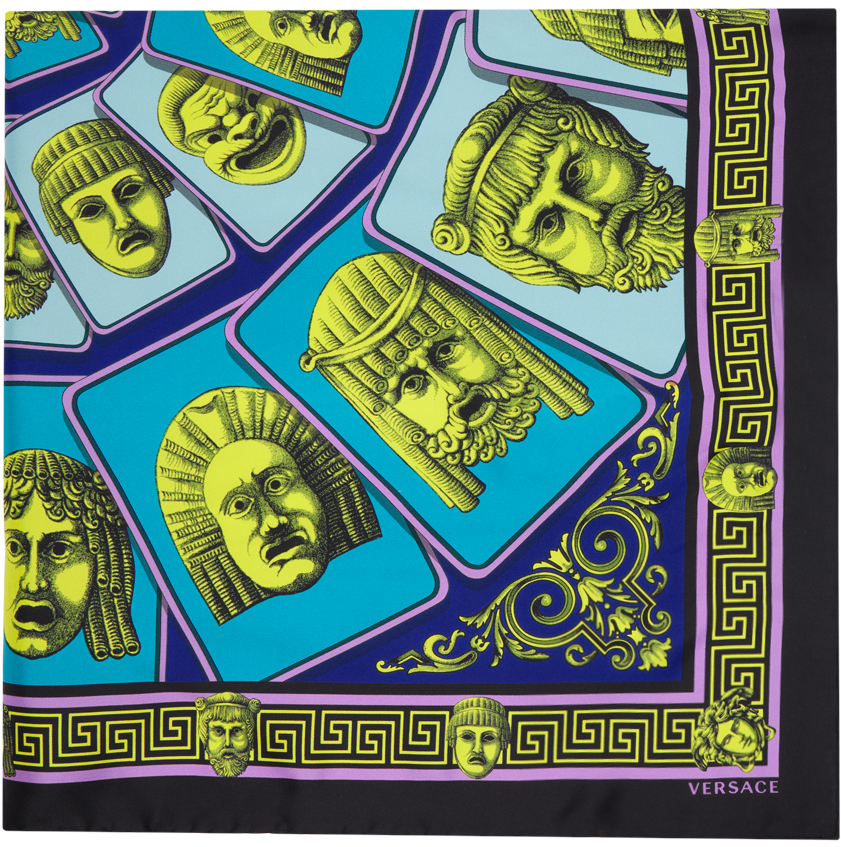 

Разноцветный шарф 'Le Maschere' Versace