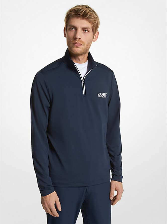 

Свитер Michael Kors Golf Performance Quarter Zip, темно-синий