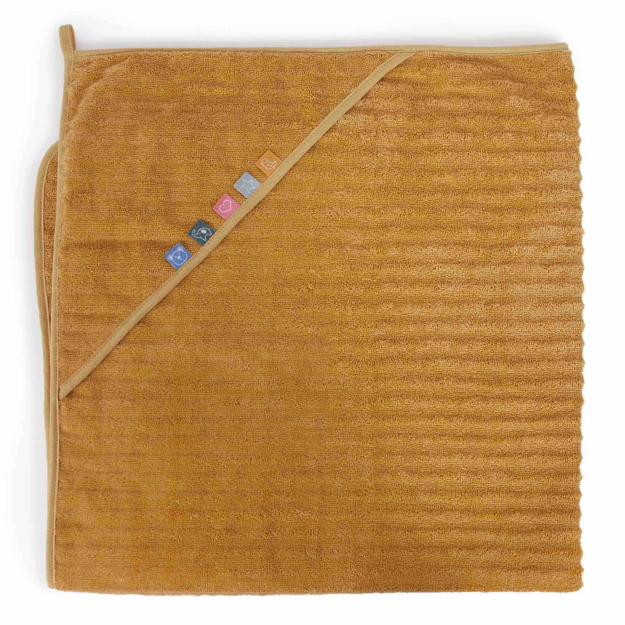 

Ceba Baby Basic полотенце детское 100x100 см Peru Wave Line, 1 шт.