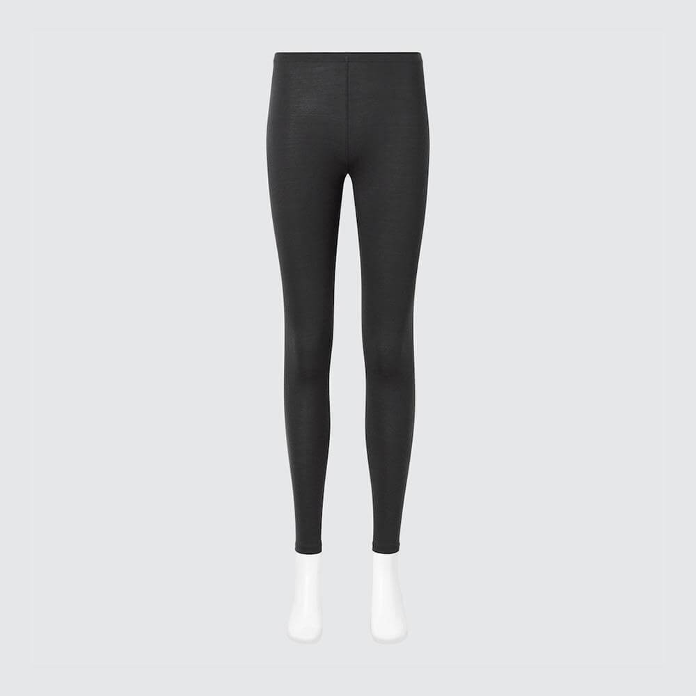 

Теплые леггинсы Uniqlo Heattech, темно-серый