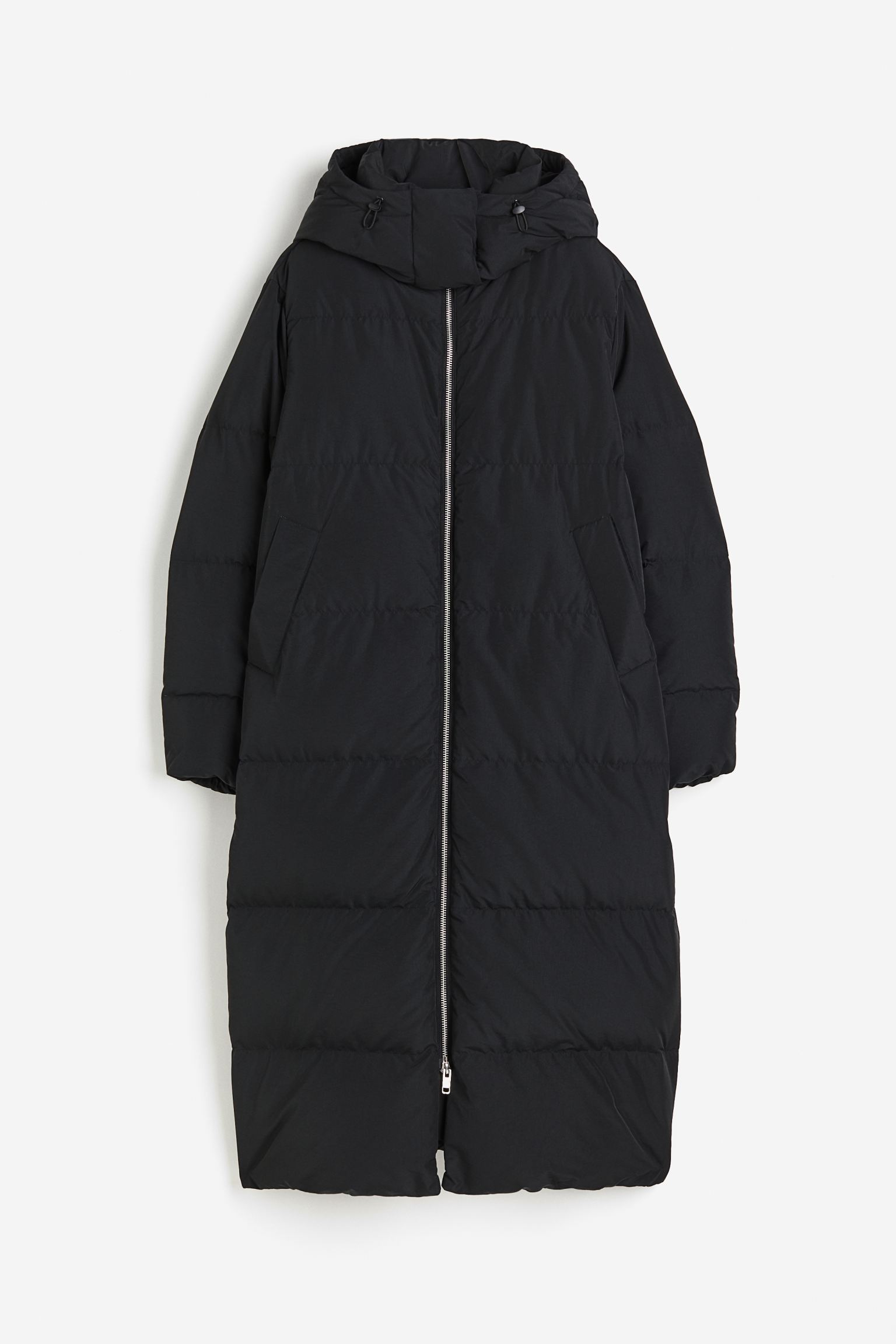

Пуховик H&M Waterproof, черный