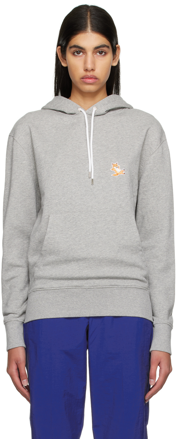 

Серый - Худи Chillax Fox Maison Kitsuné
