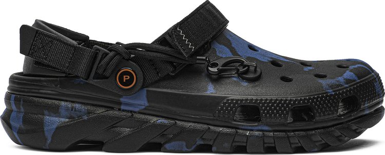 

Кроссовки Post Malone x Duet Max Clog Blue Camo, черный