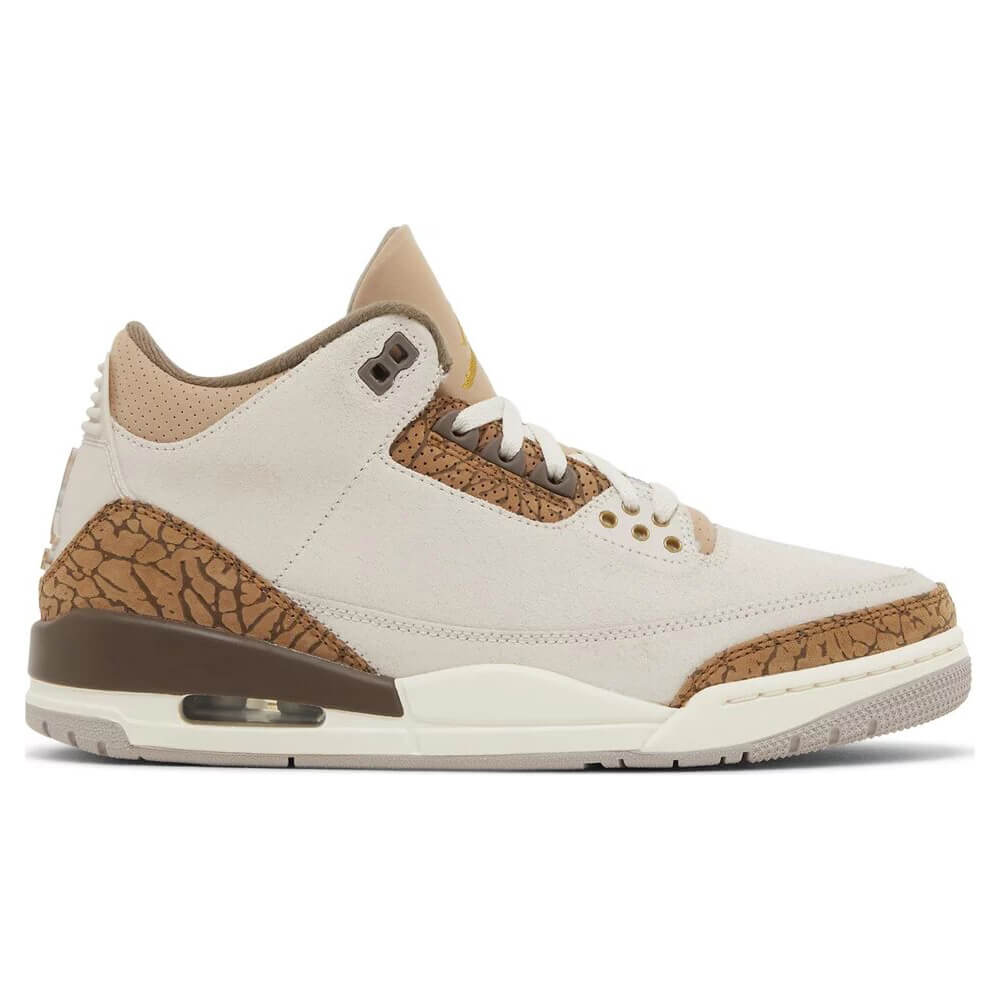 Кроссовки Nike Air Jordan 3 Retro Palomino, бежевый/коричневый чехол mypads кроссовок джордан офвайт для motorola edge 30 neo задняя панель накладка бампер