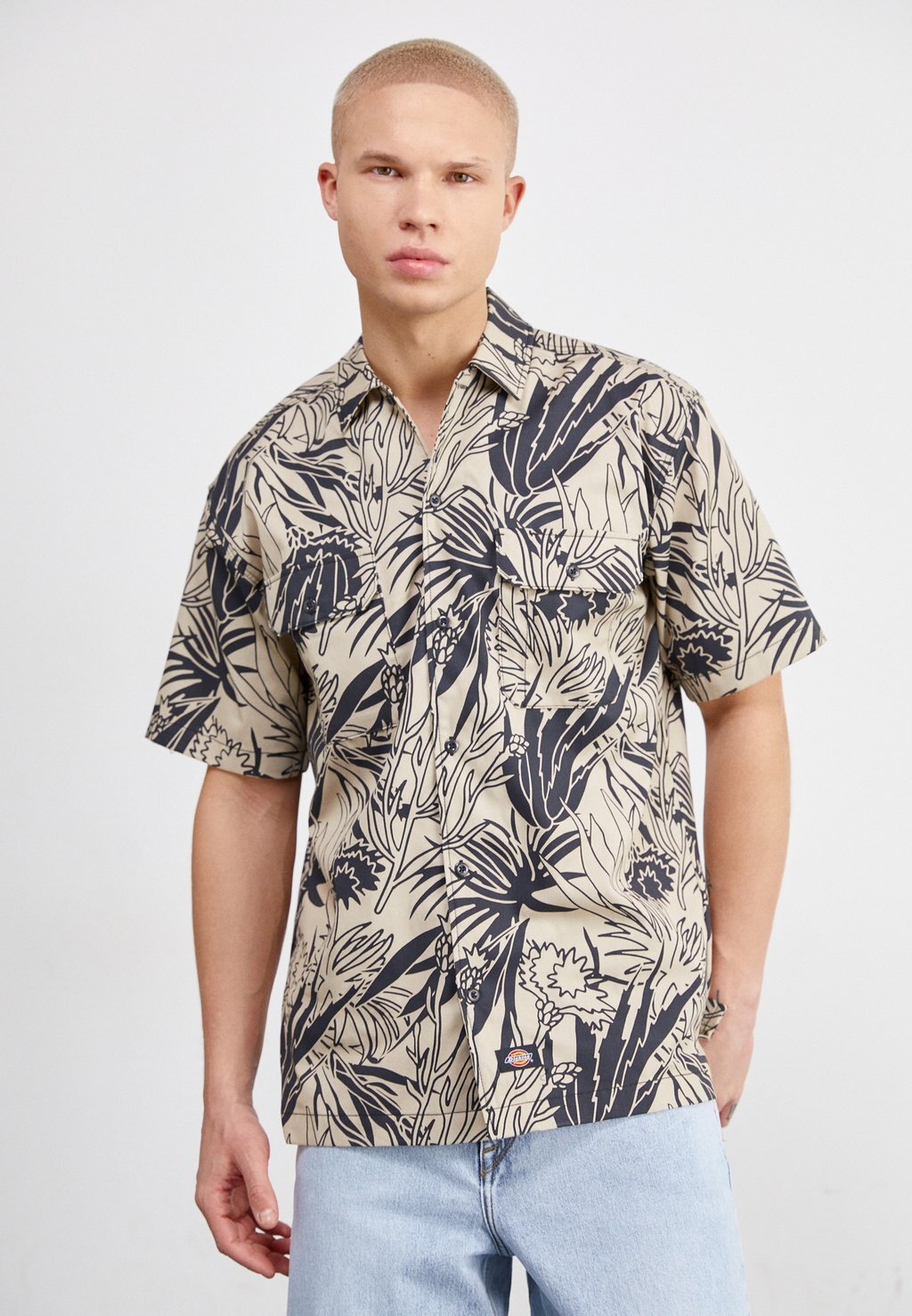 

Рубашка MAX MEADOWS Dickies, цвет black/beige