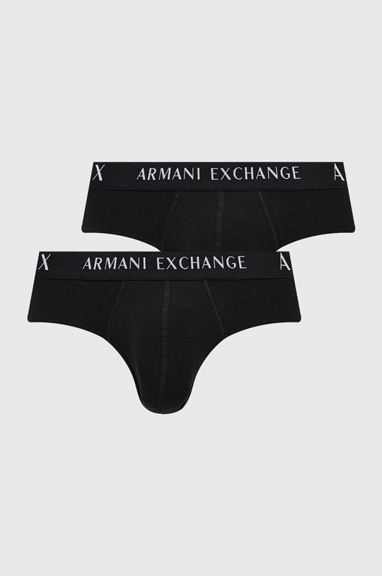 2 упаковки нижнего белья Armani Exchange, черный