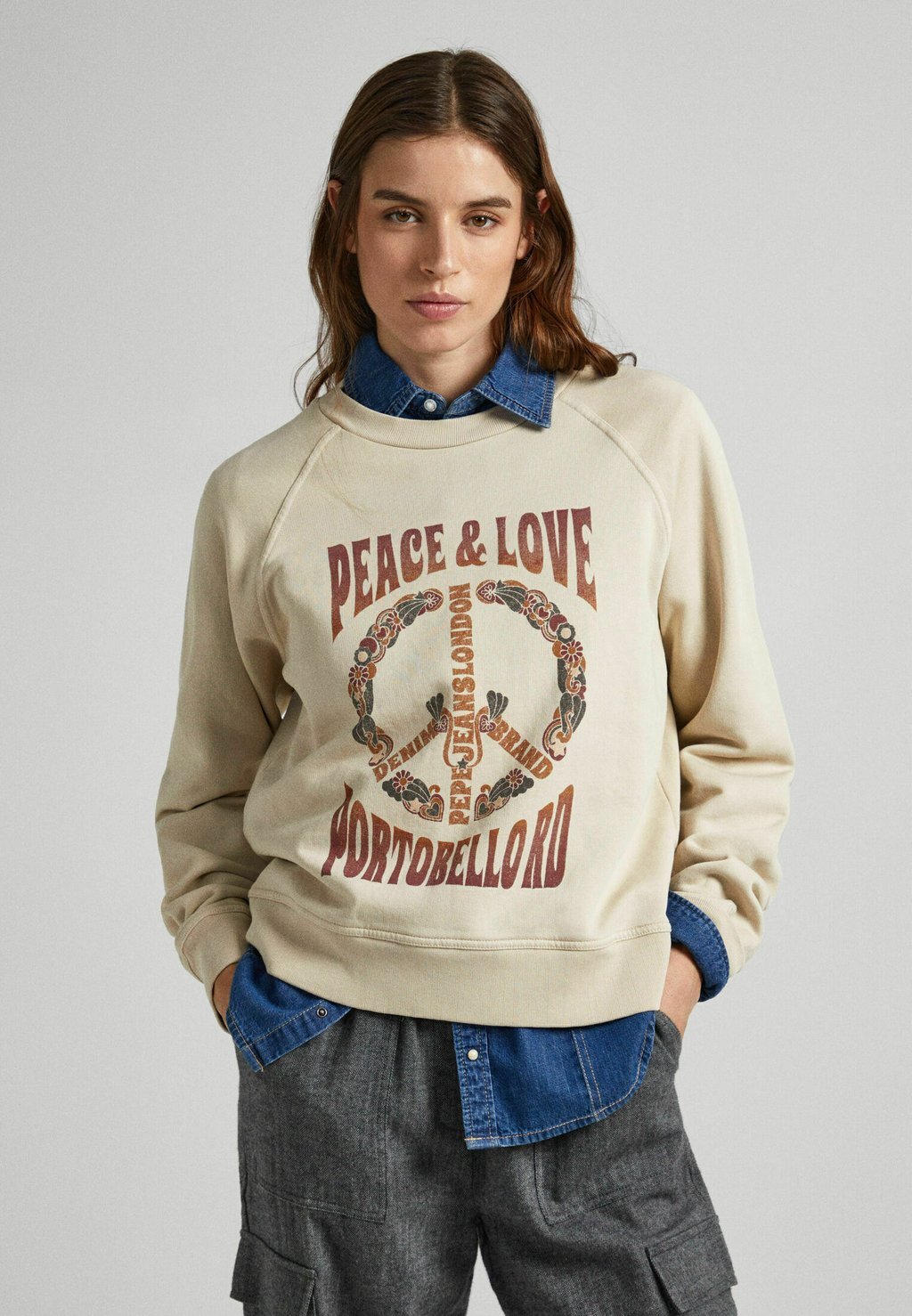 

Толстовка Cameron Pepe Jeans, цвет sand beige